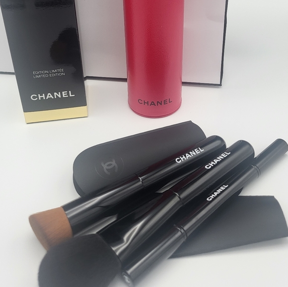 Chanel brush set Codes Couleur Diva color leather case - Picture 8 of 9